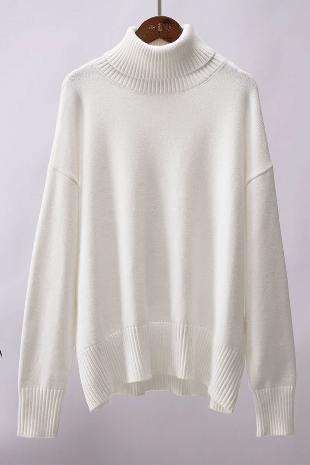 Marian Maglione Donna Oversize a Collo Alto – Pullover Invernale Morbido Vestibilità Relax