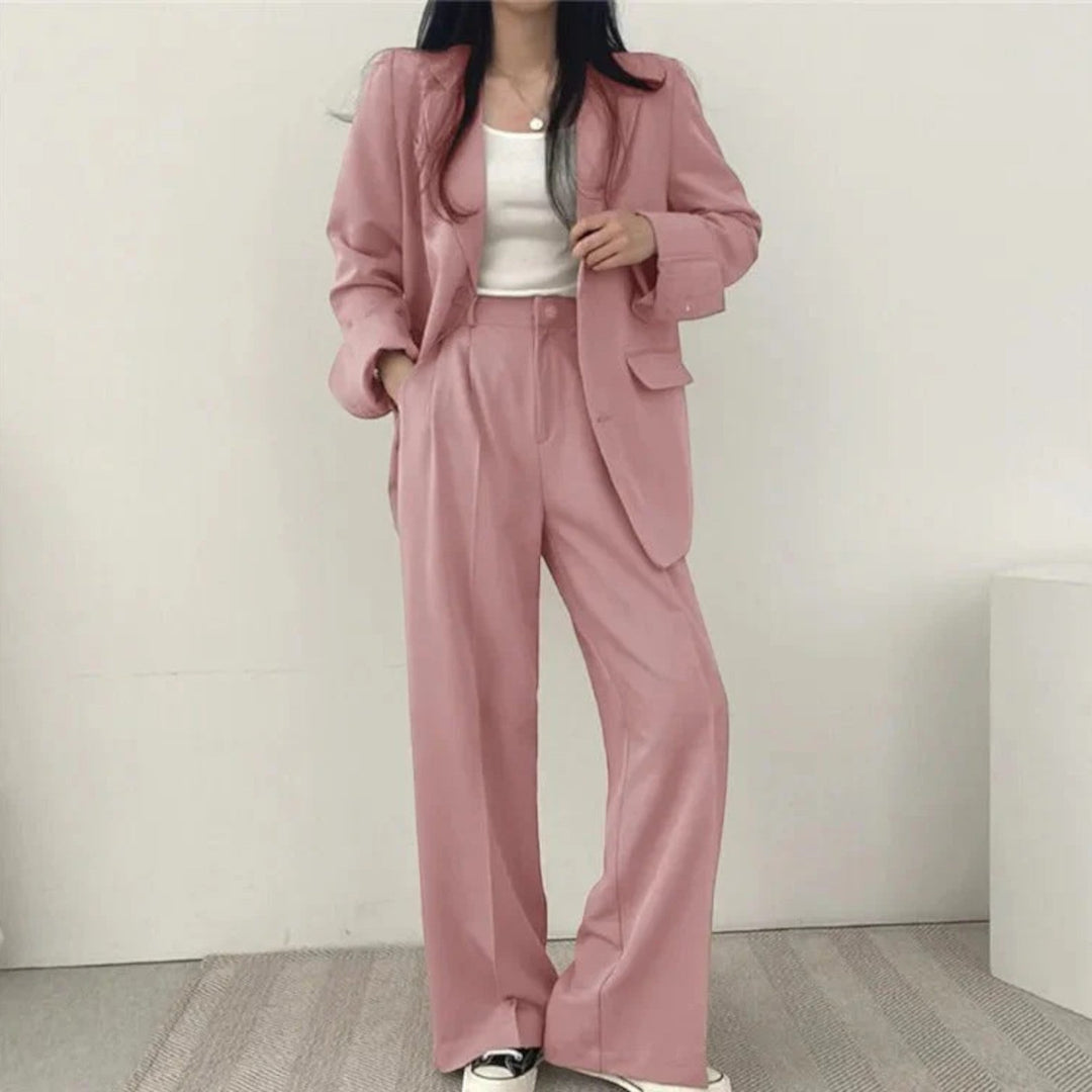 Yasmine | Compleu sacou oversize casual pentru femei