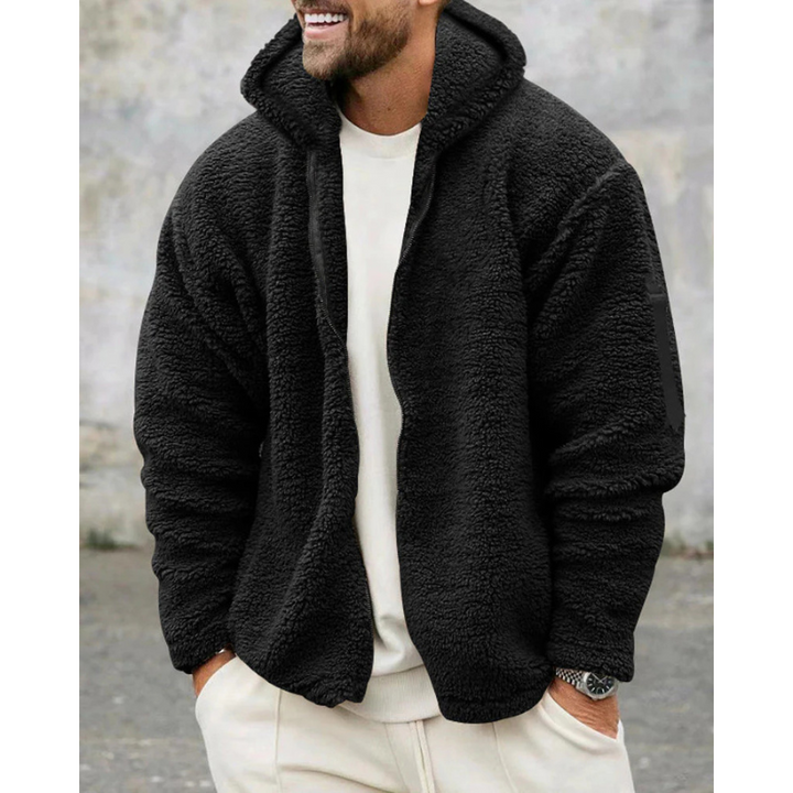 Finley Glacier Maglia Termica con Zip Uomo – Felpa Calda con Cappuccio e Fodera Morbida