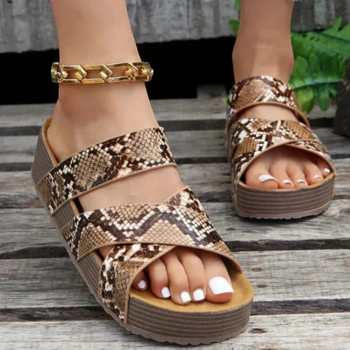 Lysiane | Comfortable Platform Sandals for Women | Summer