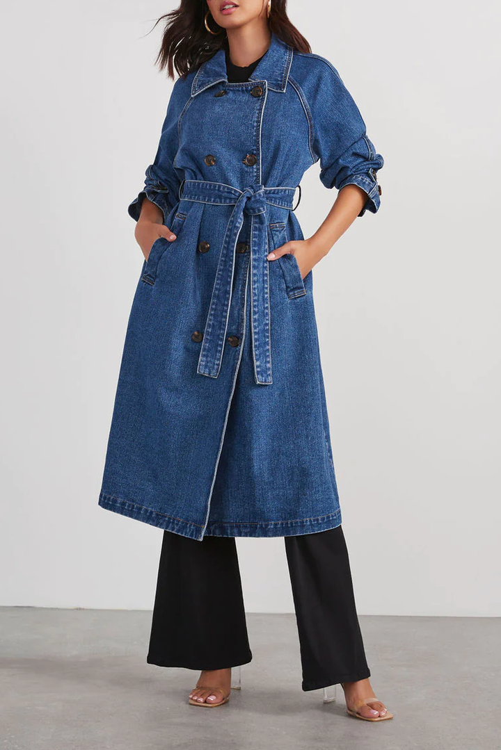 Trench Di Jeans for Dame | Lang