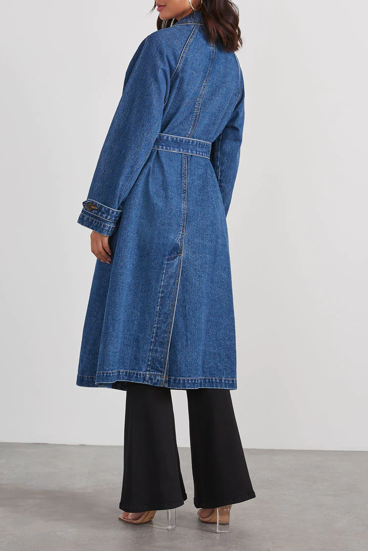Trench Di Jeans for Dame | Lang
