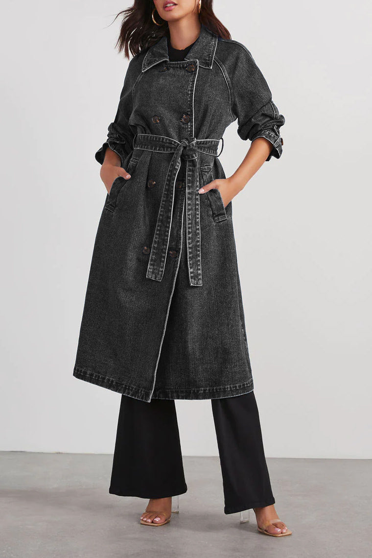 Trench Di Jeans for Dame | Lang