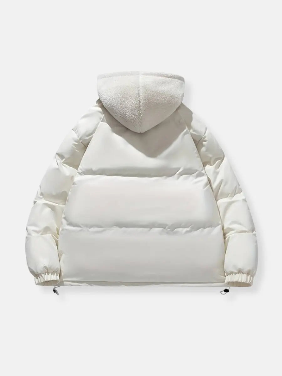 Patricia Giacca Winter Damen Steppjacke – Warmer Mantel mit Verstellbarer Kapuze und Taschen