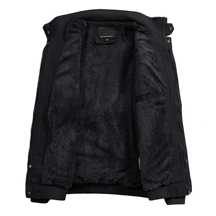 Johan Bomber Herren – Winterjacke mit Stehkragen und Wärmender Fütterung