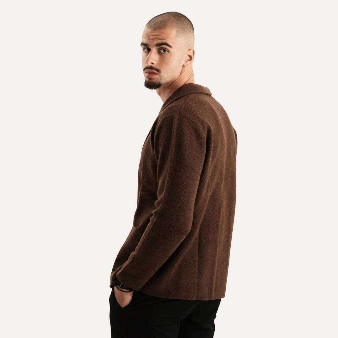 Men's Cardigan with Buttons and Pocket | Long Sleeve