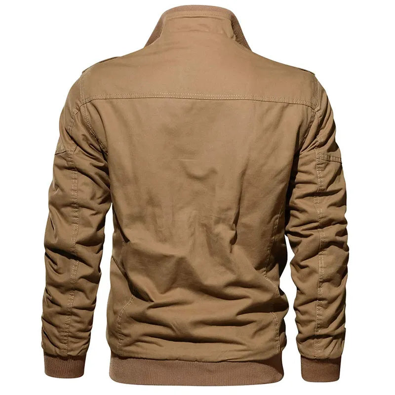 Johan Bomber Herren – Winterjacke mit Stehkragen und Wärmender Fütterung
