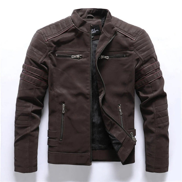 Noah | Geacă de motocicletă elegantă pentru bărbați | Fermoar