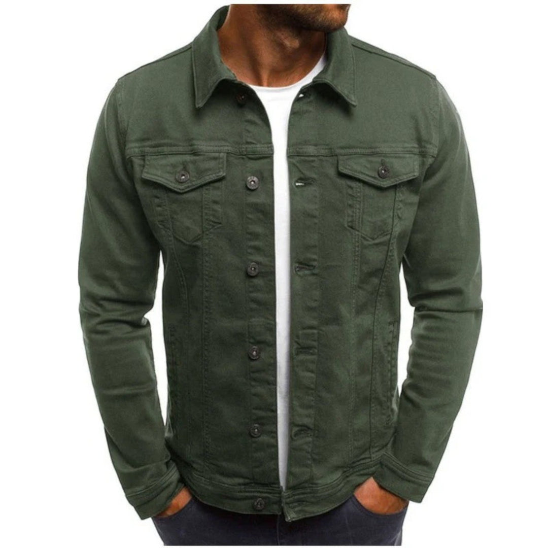 Simon | Geacă casual din denim pentru bărbați