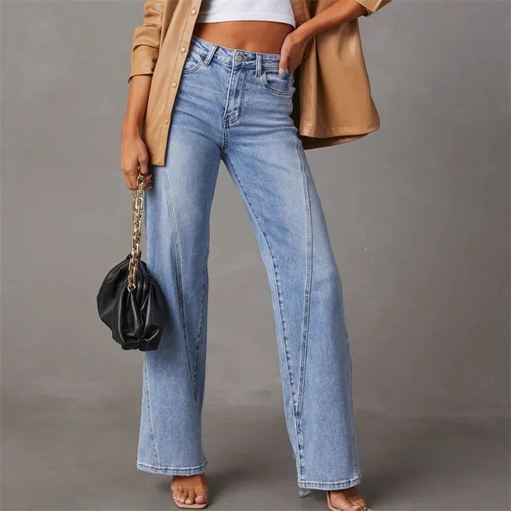 Jeans casual pentru femei | Picior drept