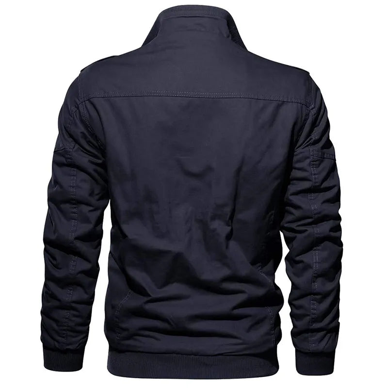 Johan Bomber Herren – Winterjacke mit Stehkragen und Wärmender Fütterung