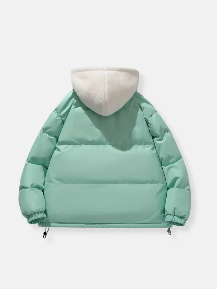 Patricia Giacca Winter Damen Steppjacke – Warmer Mantel mit Verstellbarer Kapuze und Taschen