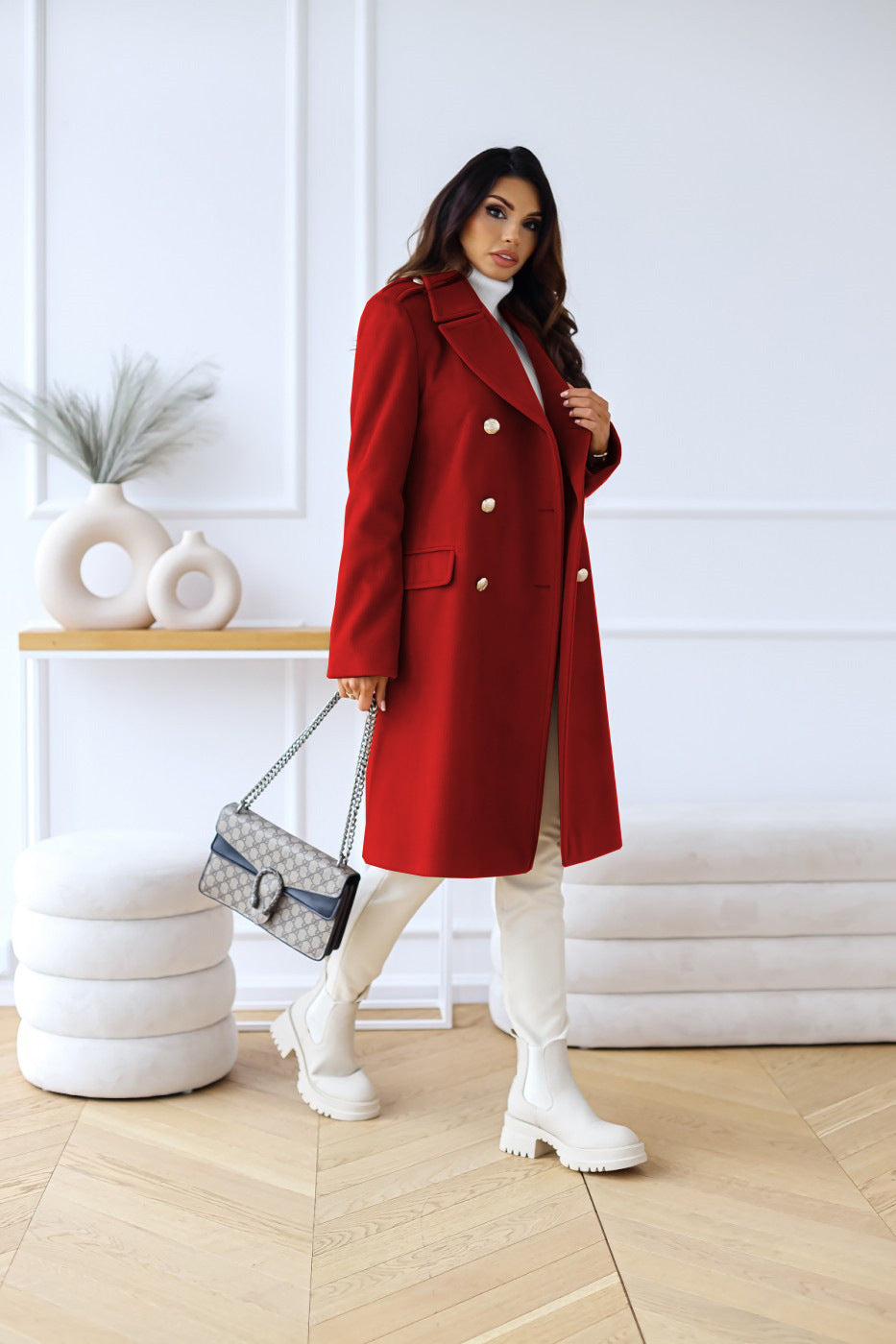 Long Women's Trench Coat | Winter