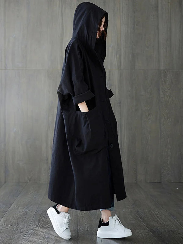 Jane Mantello Oversize dámska s kapucňou – elegantná, priedušná a teplá