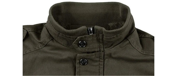 Johan Bomber Herren – Winterjacke mit Stehkragen und Wärmender Fütterung