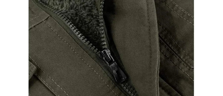 Johan Bomber Herren – Winterjacke mit Stehkragen und Wärmender Fütterung