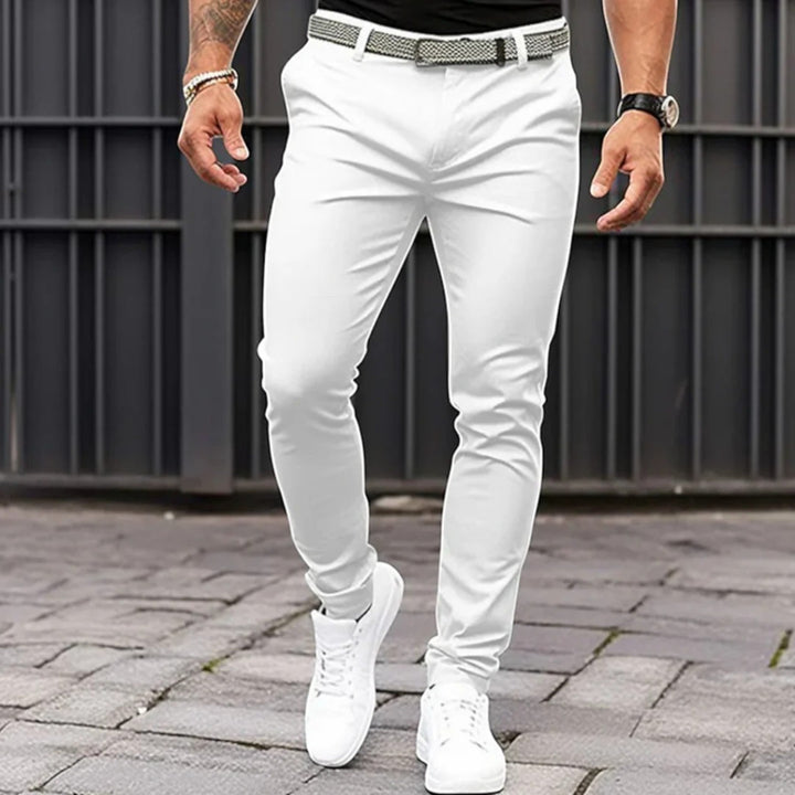 Bastien | Pantaloni chino elastici pentru bărbați | Croială slim