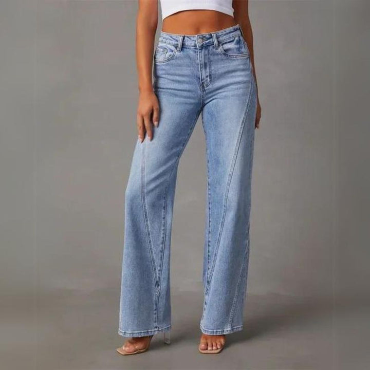 Jeans casual pentru femei | Picior drept