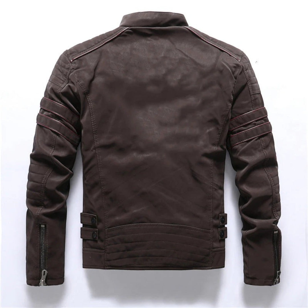 Noah | Geacă de motocicletă elegantă pentru bărbați | Fermoar