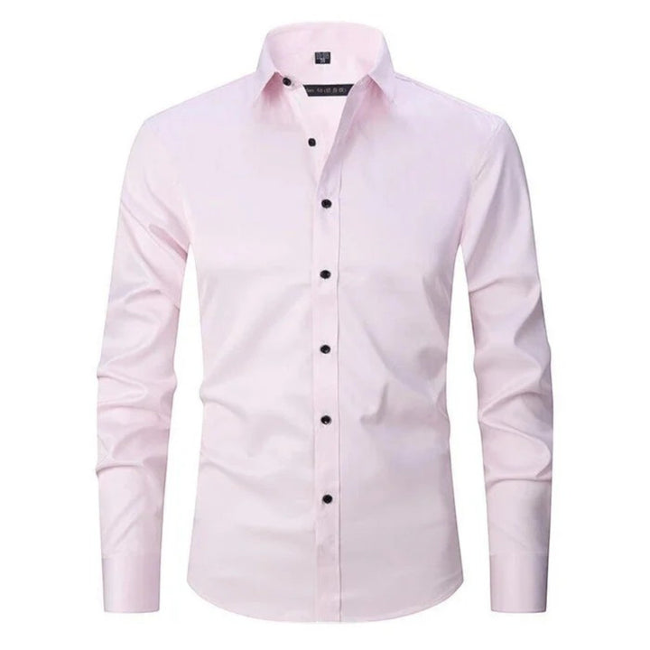 Cămașă bărbați cu mâneci lungi elastică | Casual