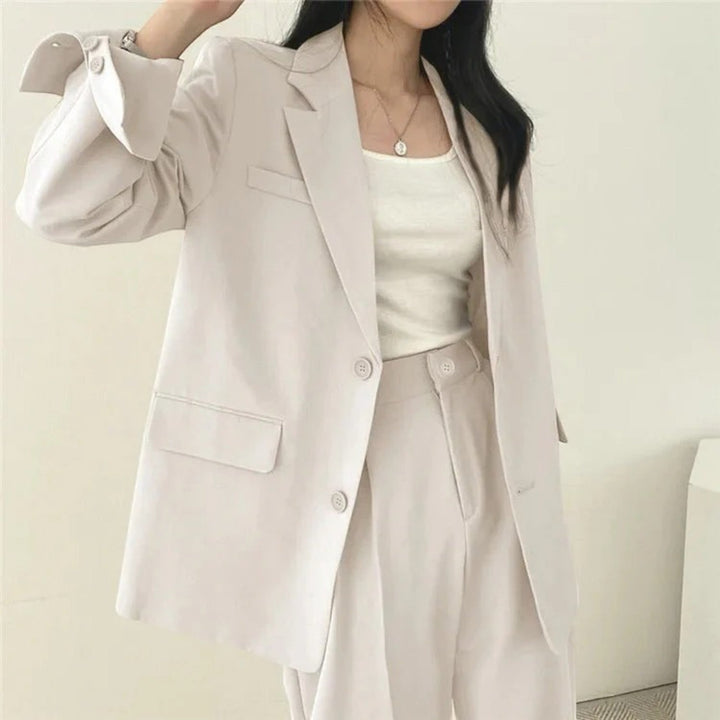 Yasmine | Compleu sacou oversize casual pentru femei