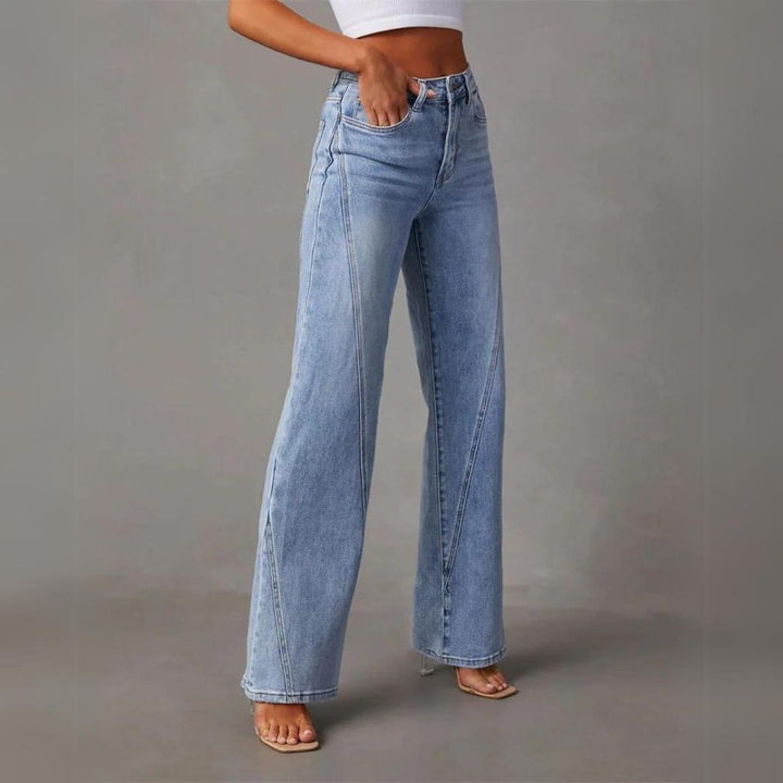 Jeans casual pentru femei | Picior drept