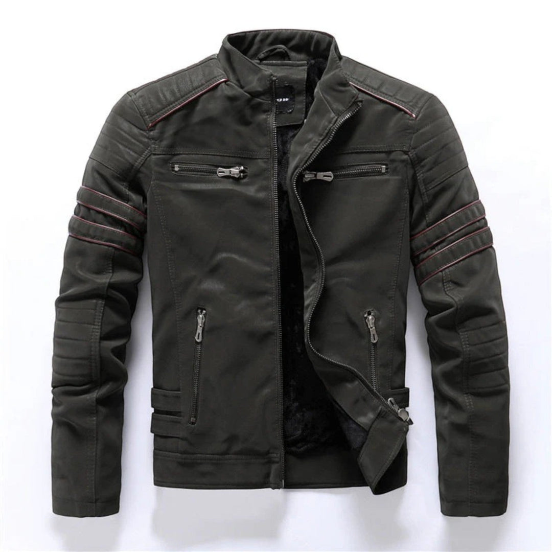 Noah | Geacă de motocicletă elegantă pentru bărbați | Fermoar