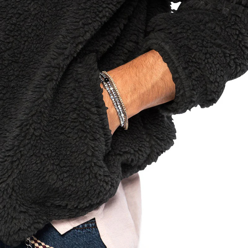 Finley Glacier Maglia Termica con Zip Uomo – Felpa Calda con Cappuccio e Fodera Morbida