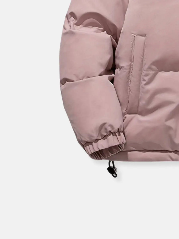 Patricia Giacca Winter Damen Steppjacke – Warmer Mantel mit Verstellbarer Kapuze und Taschen