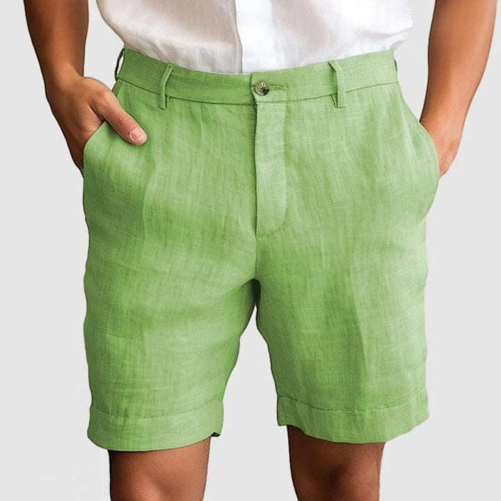 Pantaloni scurți casual cu închidere cu nasturi pentru bărbați | Vară