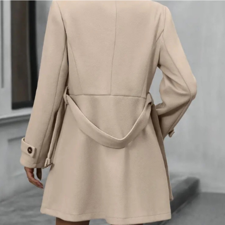 Charlotte Donna Trench Classico Dwurzędowy – Elegancki Płaszcz z Regulowanym Paskiem
