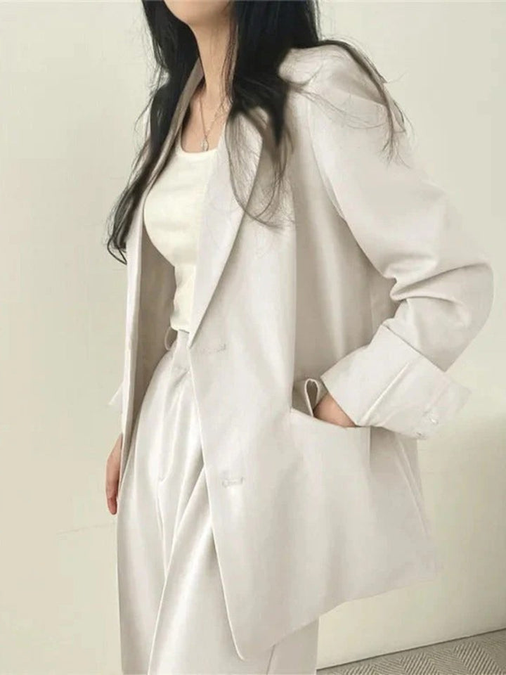 Yasmine | Compleu sacou oversize casual pentru femei