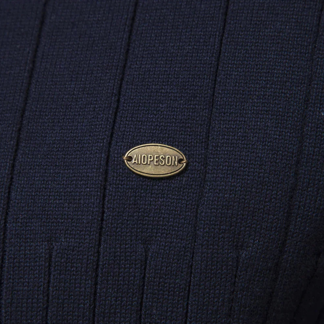 Maglione Lavorato A Maglia Da Uomo Con Mezza Zip | Invernale