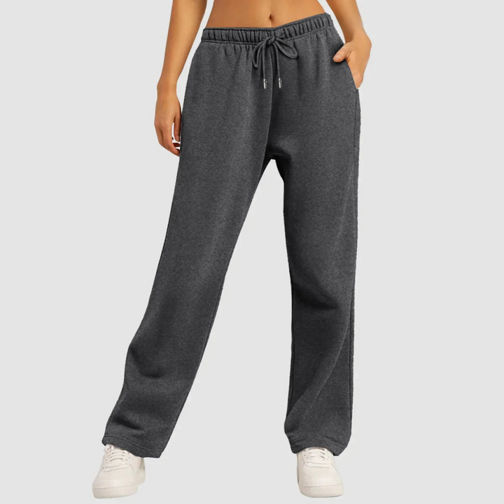 Pantalone Jogging A Vita Alta Da Donna | Vestibilità Comoda