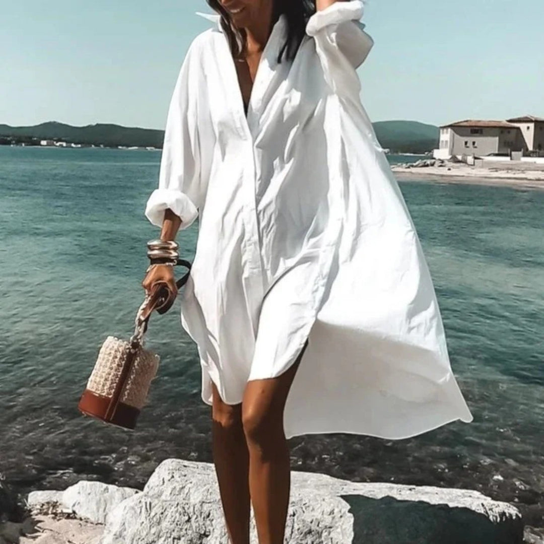 Yara | Rochie Cămașă Oversize Casual pentru Femei