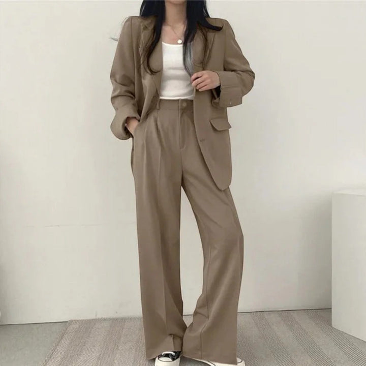 Yasmine | Compleu sacou oversize casual pentru femei