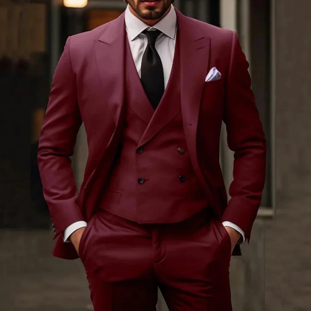 Nathan | Férfi 3 részes öltöny | Slim fit szabás
