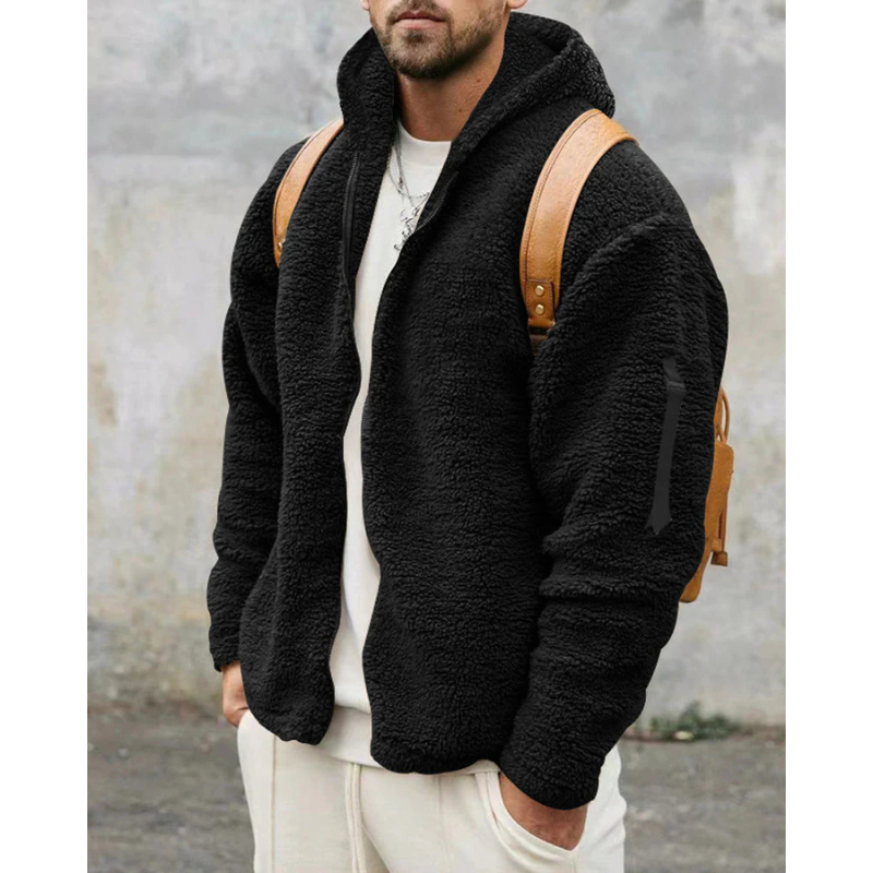 Finley Glacier Maglia Termica con Zip Uomo – Felpa Calda con Cappuccio e Fodera Morbida