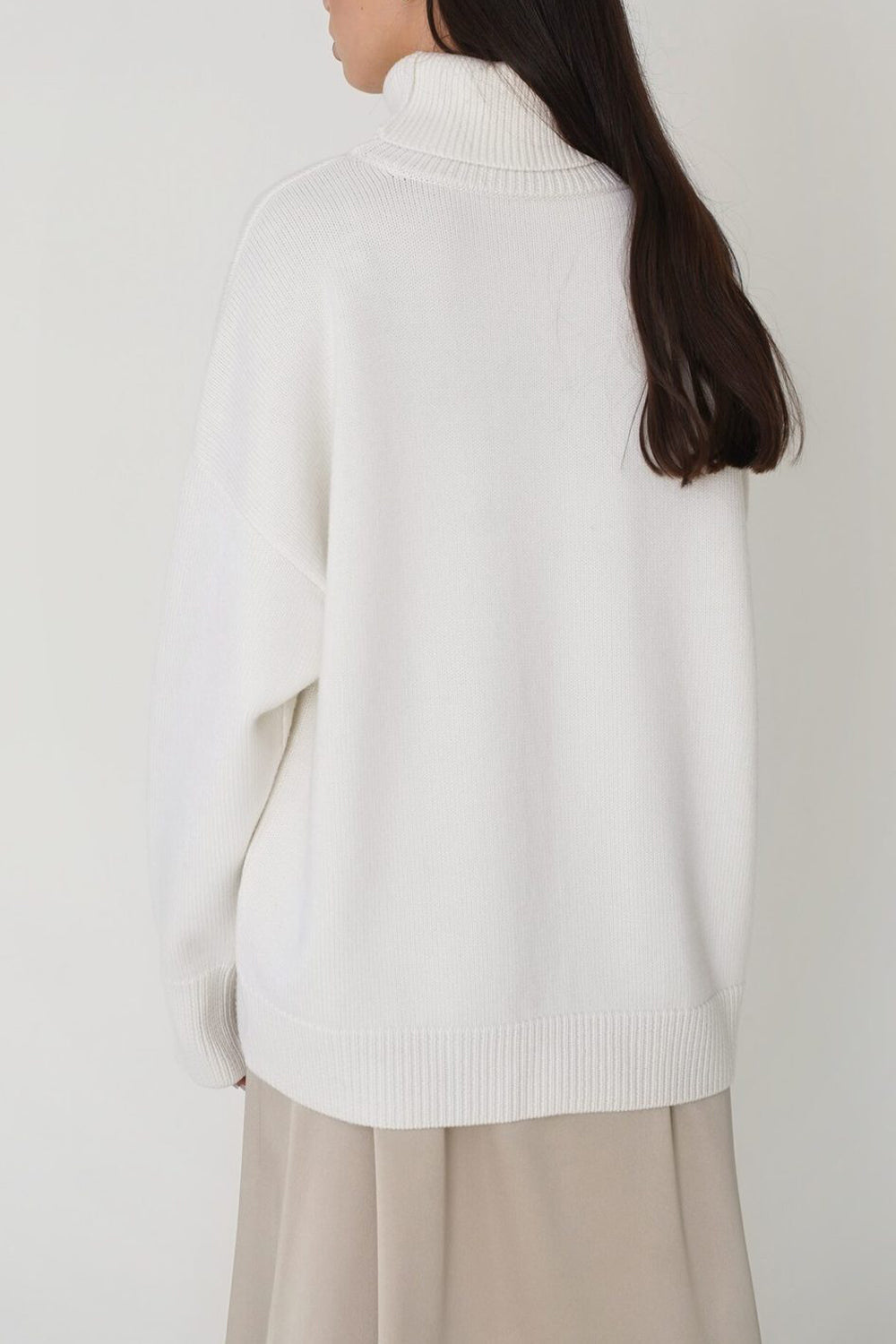 Marian Maglione Donna Oversize a Collo Alto – Pullover Invernale Morbido Vestibilità Relax