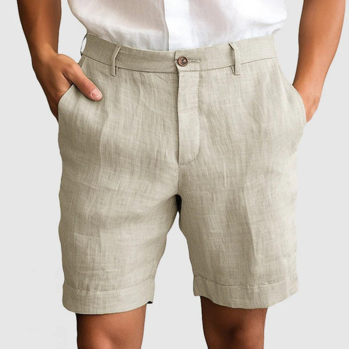 Pantaloni scurți casual cu închidere cu nasturi pentru bărbați | Vară