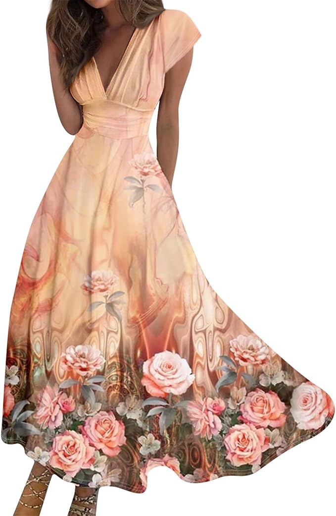 Monroe Vestito Estivo Donna – Elegante, Tessuto Traspirante & Stile Versatile Casual