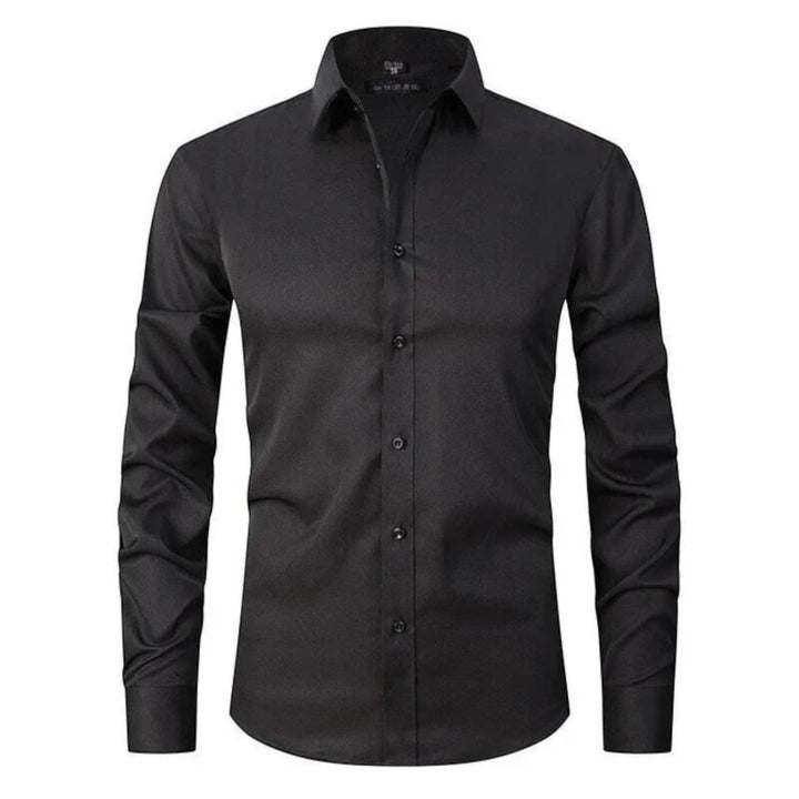 Cămașă bărbați cu mâneci lungi elastică | Casual