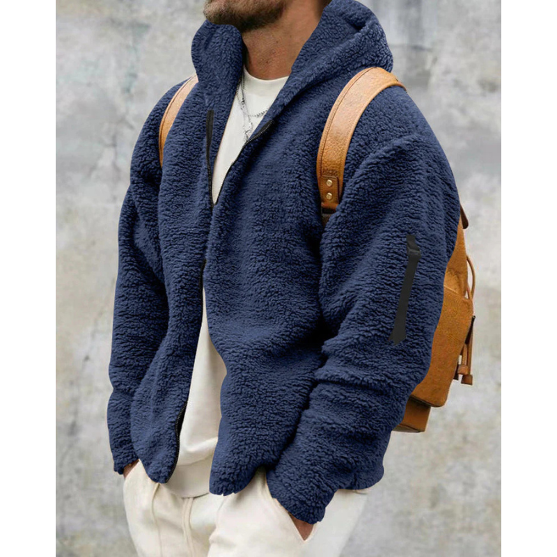 Finley Glacier Maglia Termica con Zip Uomo – Felpa Calda con Cappuccio e Fodera Morbida