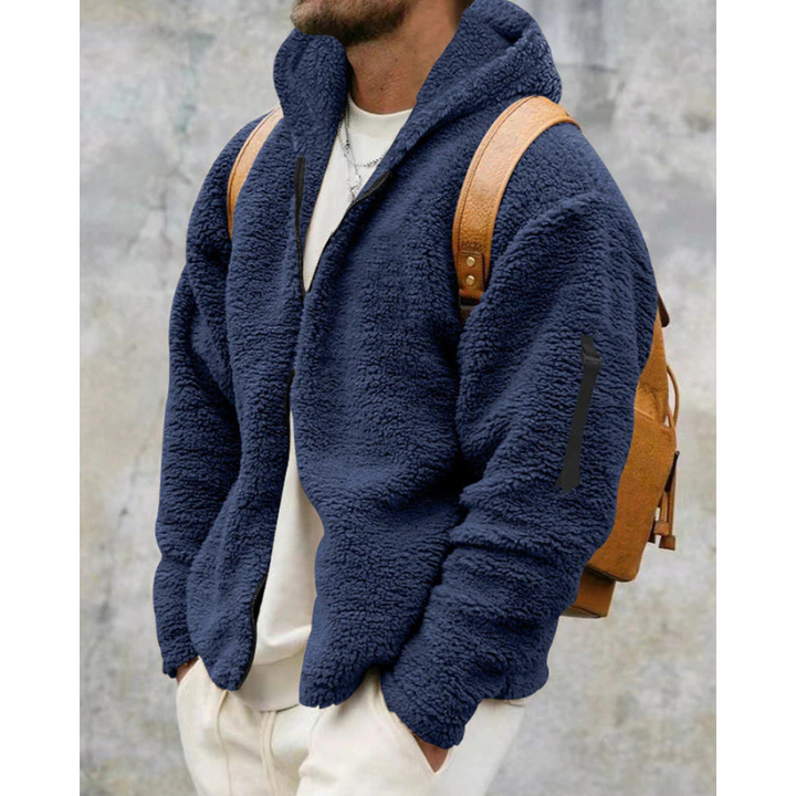 Finley Glacier Maglia Termica con Zip Uomo – Felpa Calda con Cappuccio e Fodera Morbida
