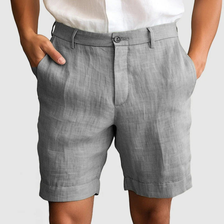 Pantaloni scurți casual cu închidere cu nasturi pentru bărbați | Vară