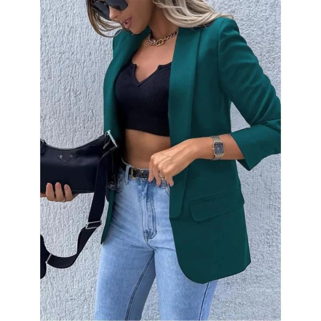 Blazer for dame | Med frontåpning