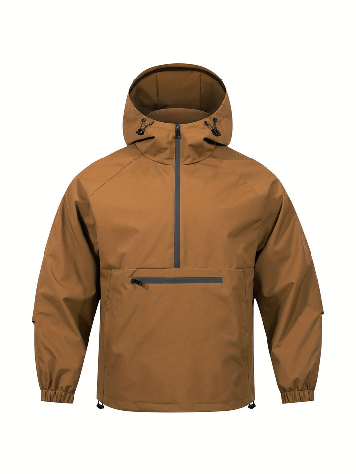 Marlo Anorak Uomo Antivento – Giacca Leggera Idrorepellente con Cappuccio Regolabile