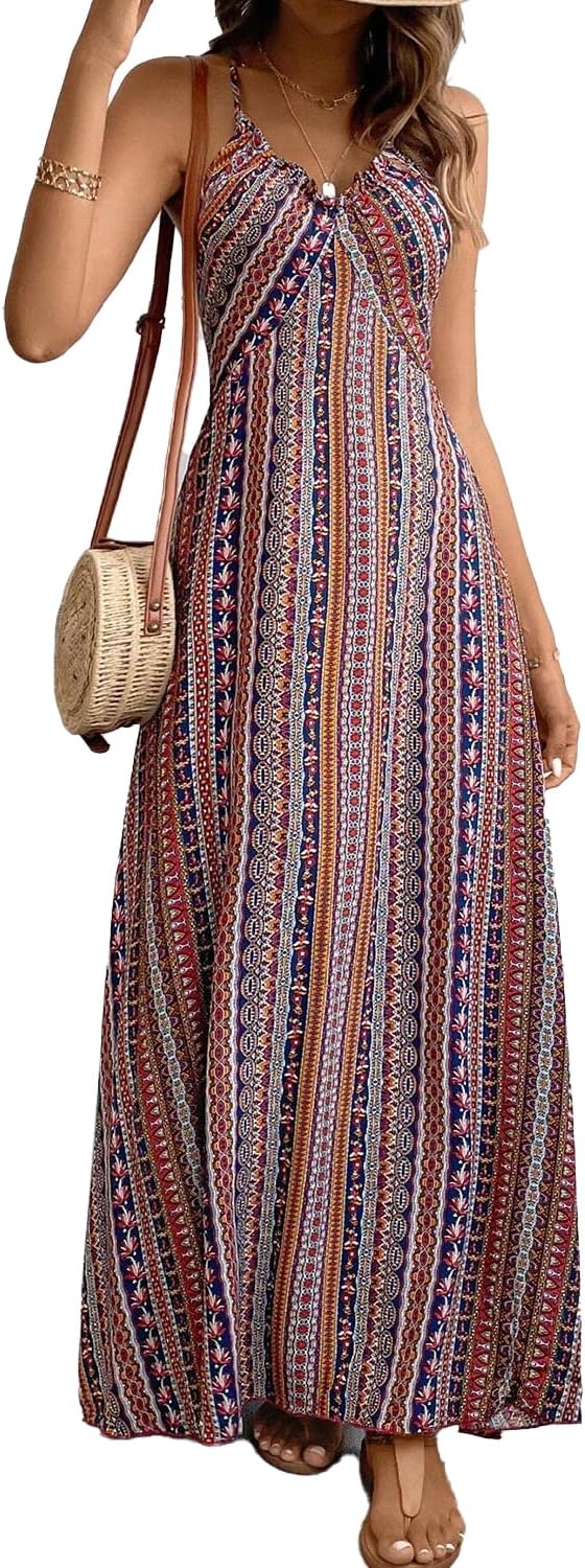 Isla Maxi šaty pro ženy – Volný střih, elastická látka a elegantní styl