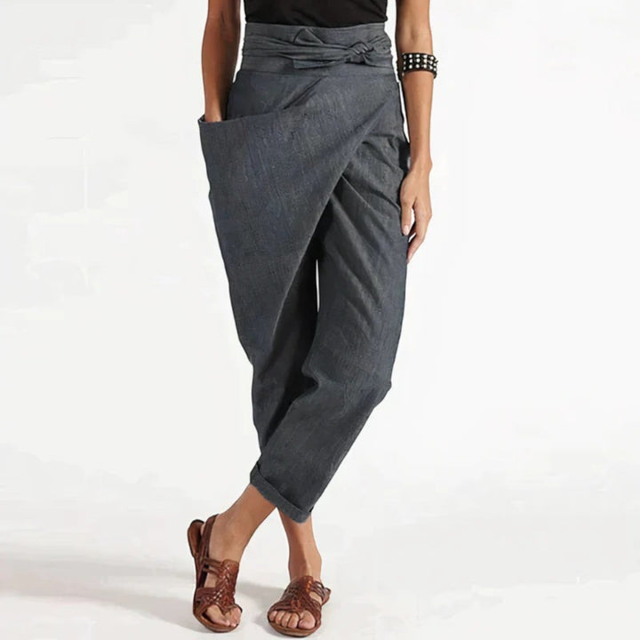 Vivienne | Pantaloni de Vară Confortabili pentru Femei | Talie Înaltă