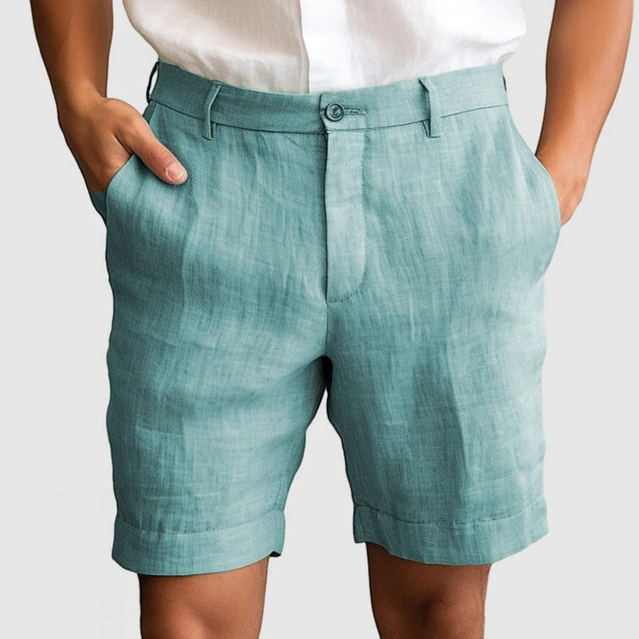 Pantaloni scurți casual cu închidere cu nasturi pentru bărbați | Vară